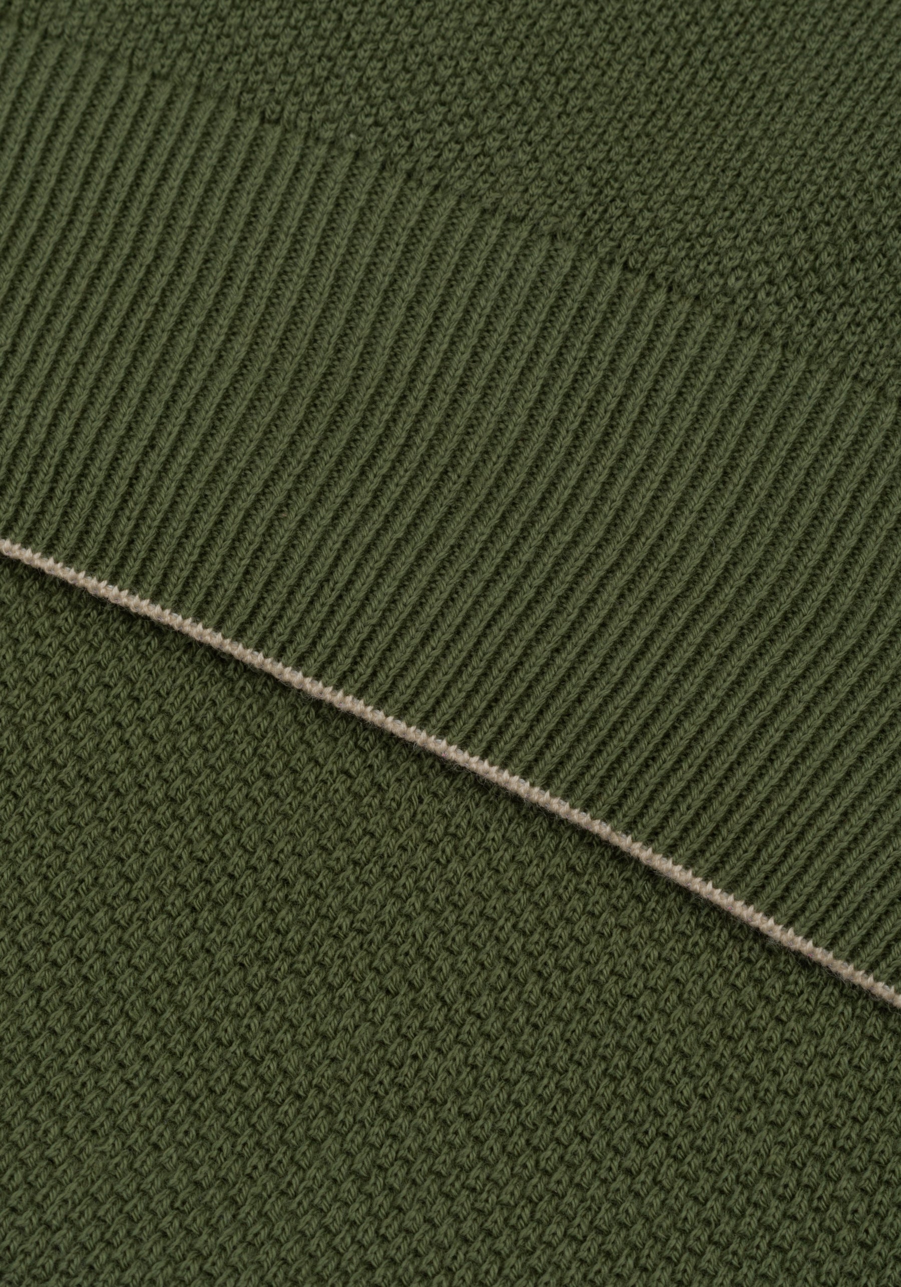 Forest Olive Knitted Polo Shirt