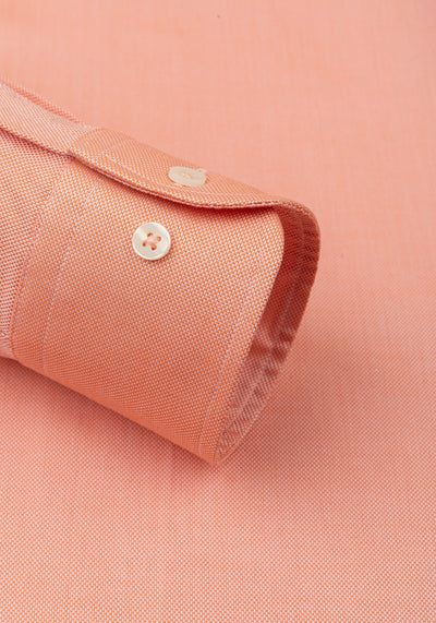 Sunset Orange Oxford Shirt