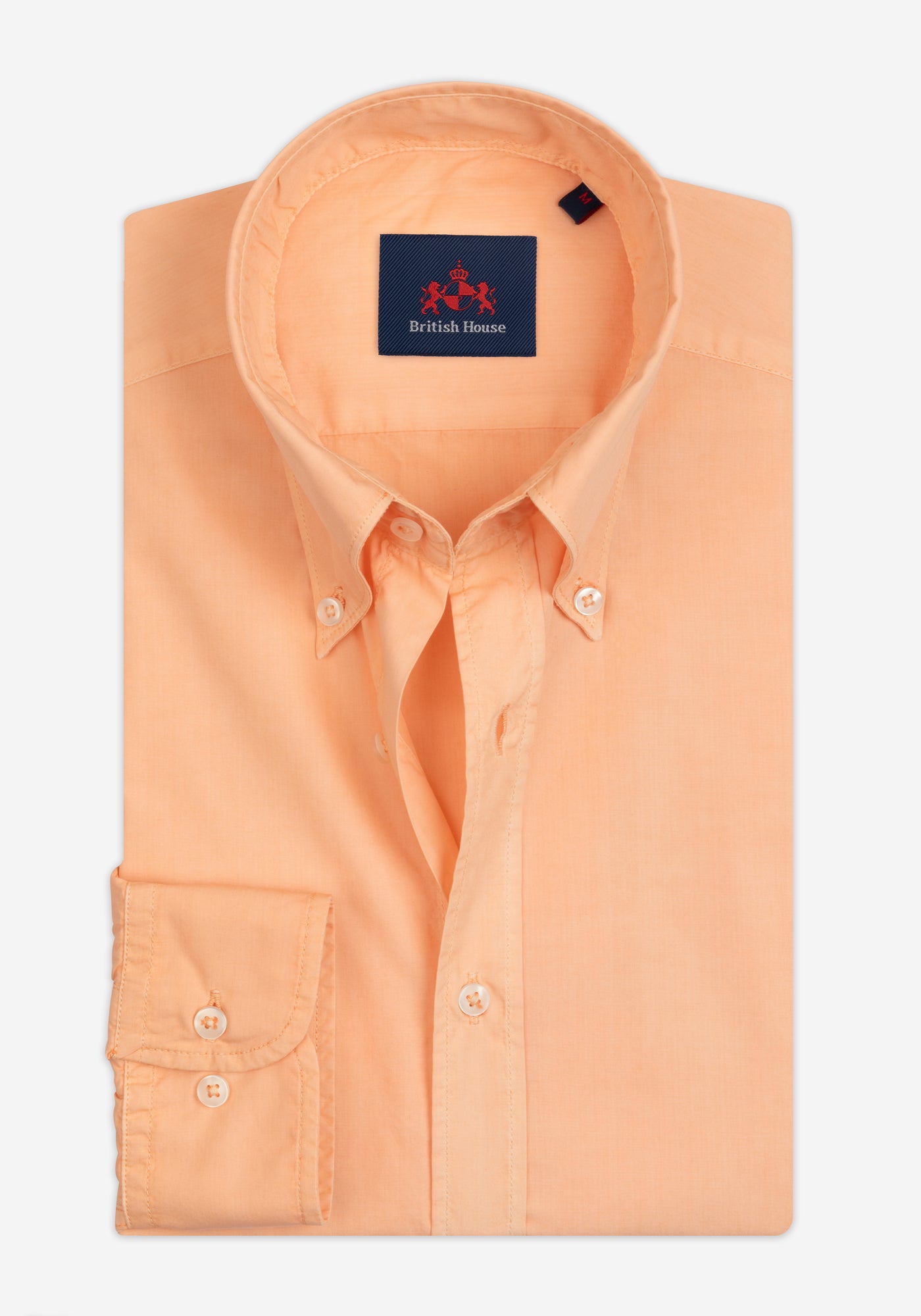 Light Salmon Piece-Dyed Shirt