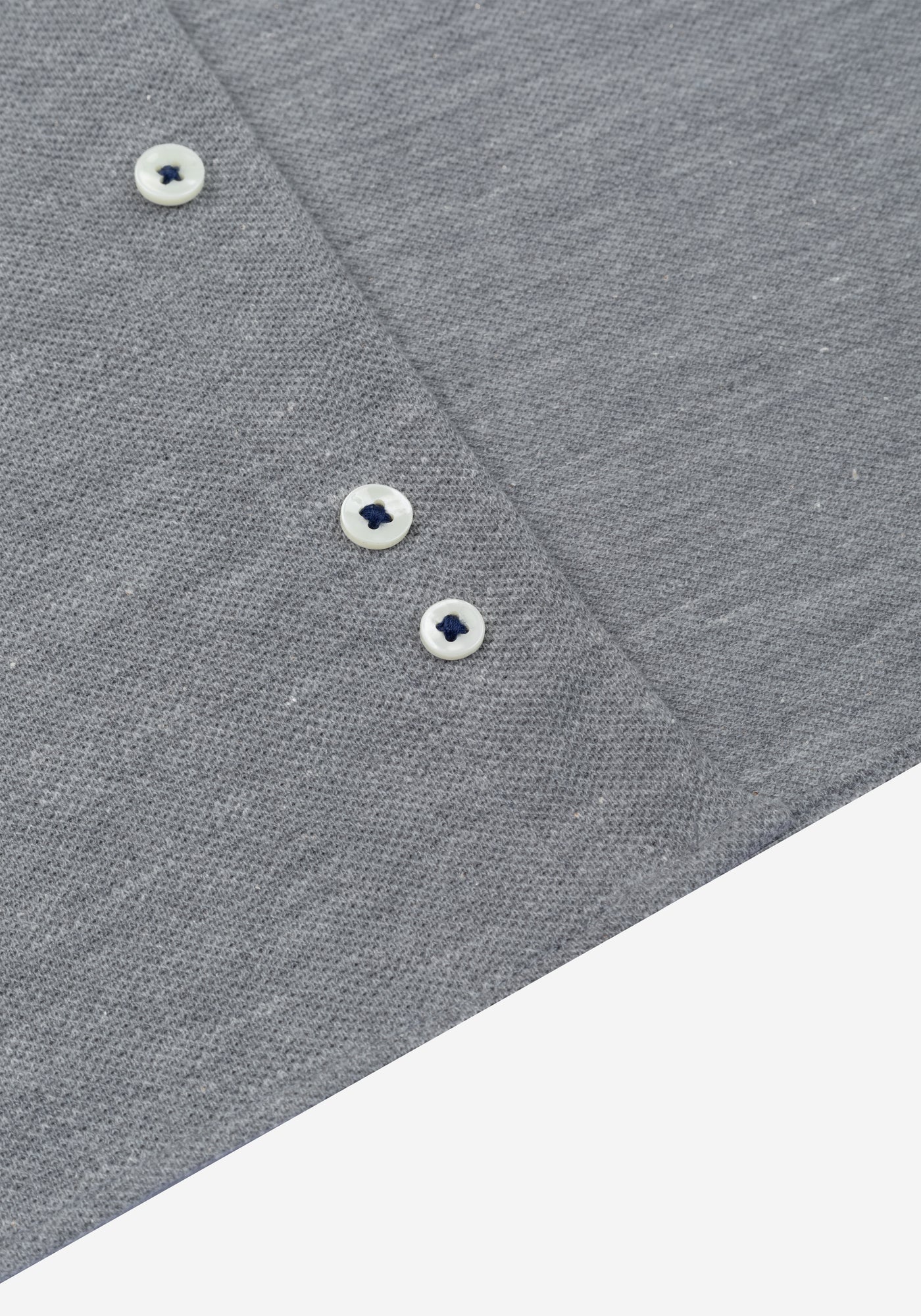 Powder Grey Piqué Shirt