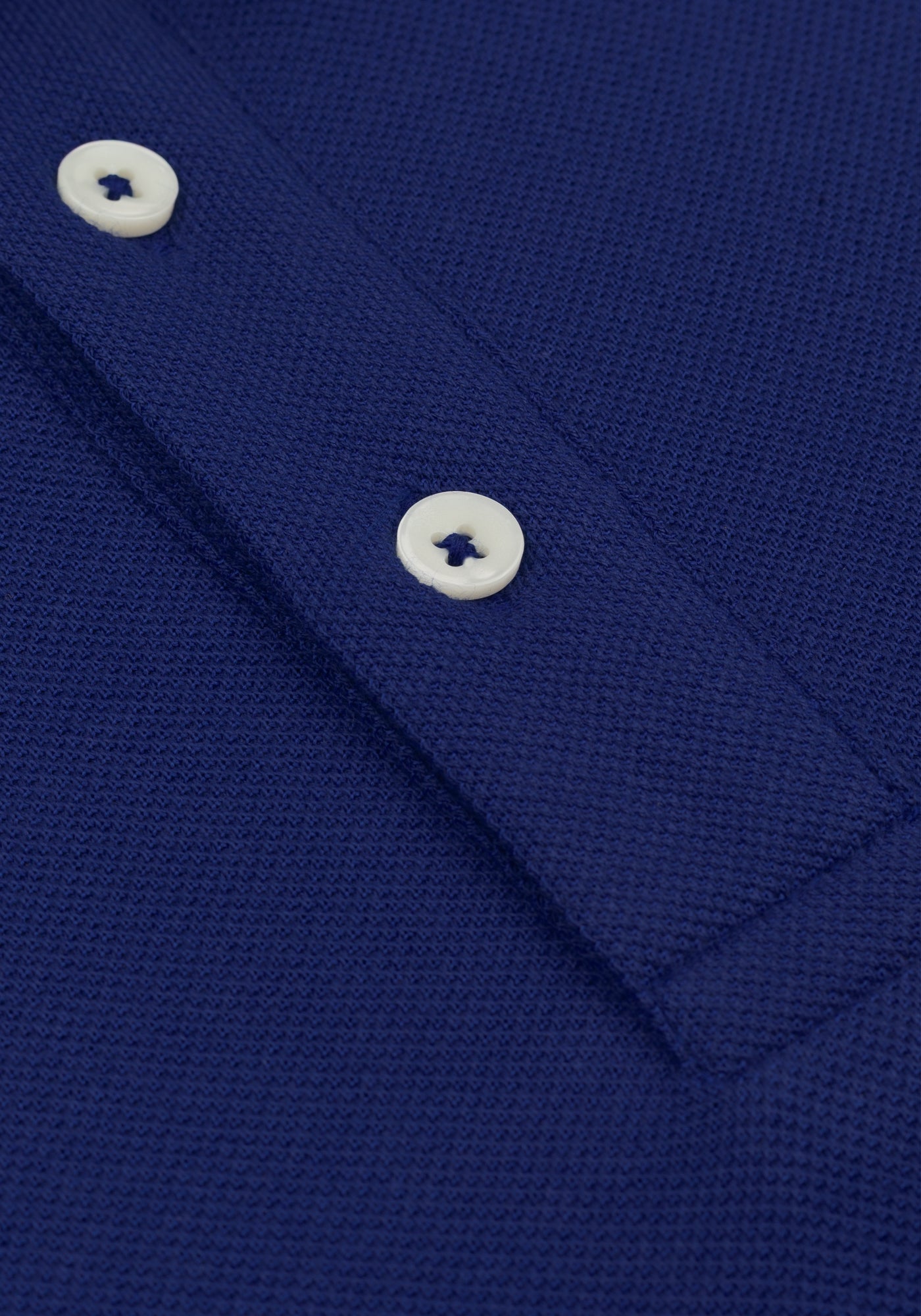 Royal Blue Cotton Polo Shirt