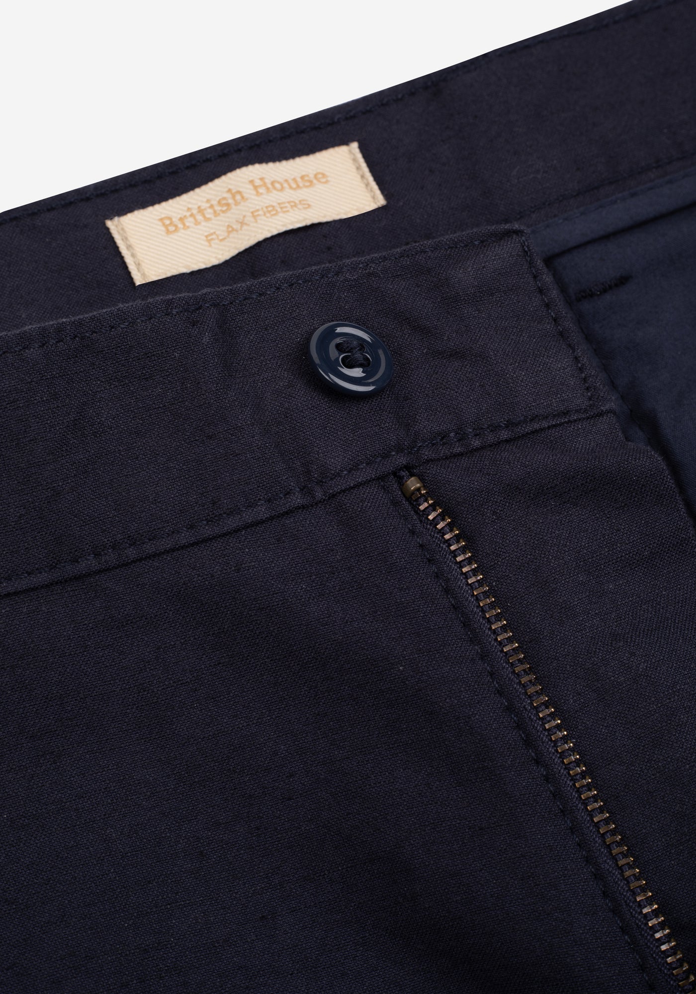 Dusk Navy Soléa Linen Pants