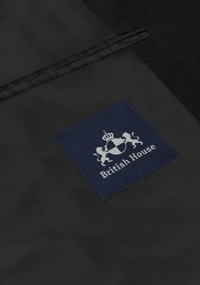 Shadow Black Poly Coat
