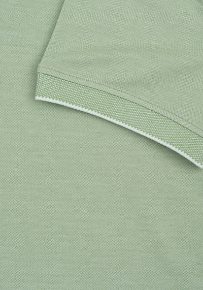Sage Green Cotton Polo Shirt