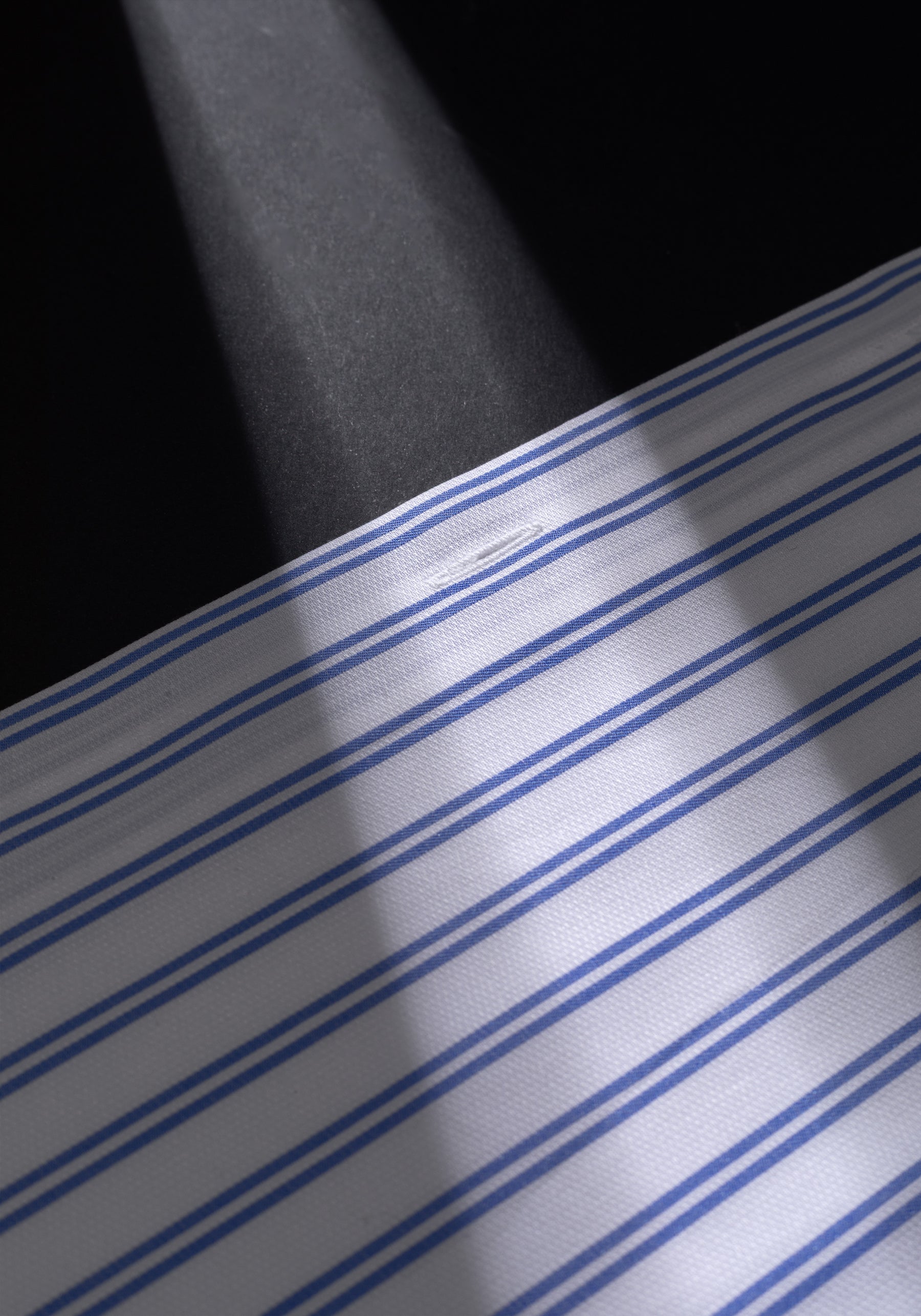 Nile Blue Stripe Basket Weave Shirt