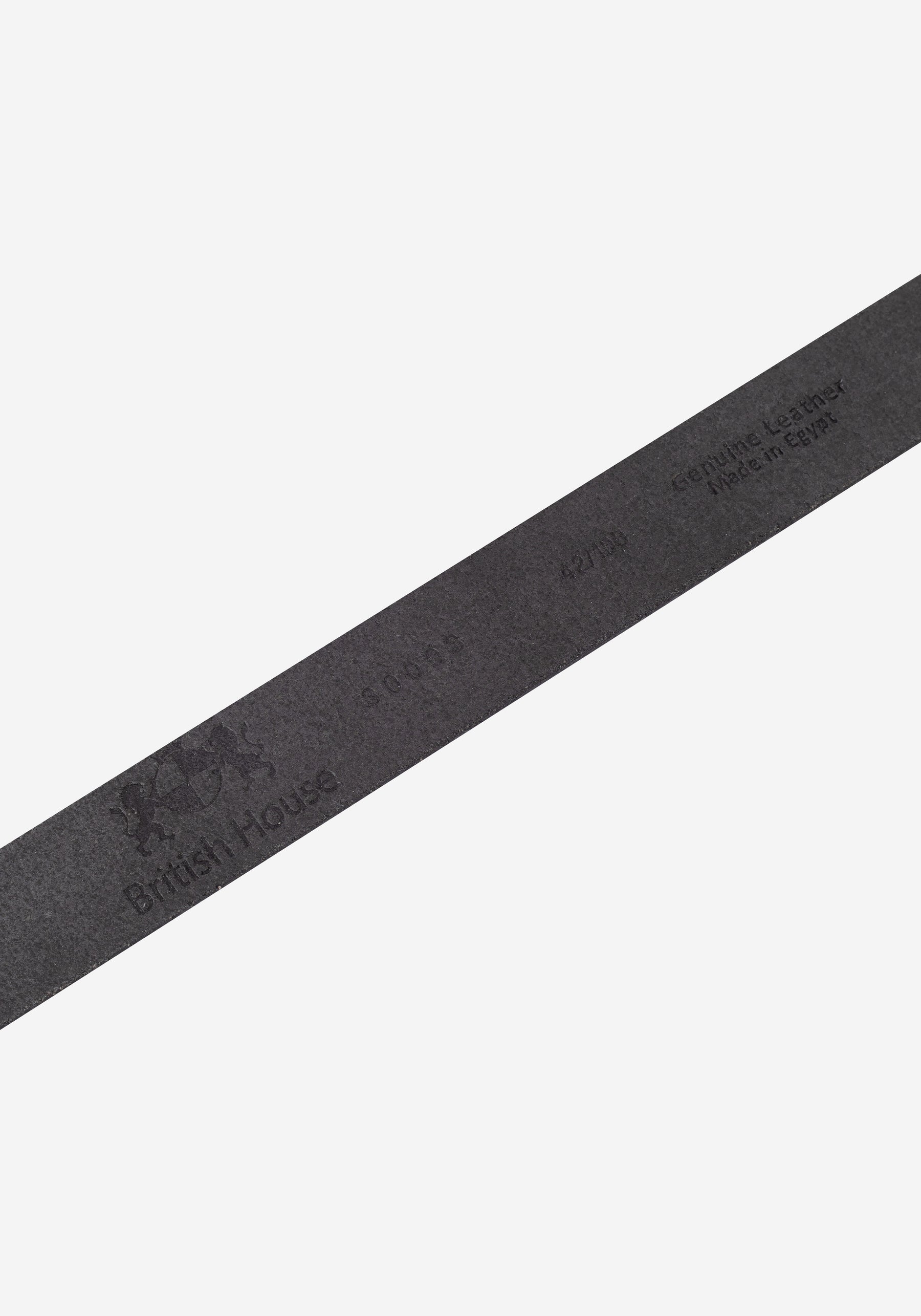Dim Black Dotted Leather Belt