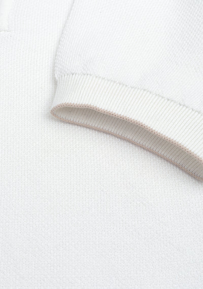 Off-White Knitted Polo Shirt