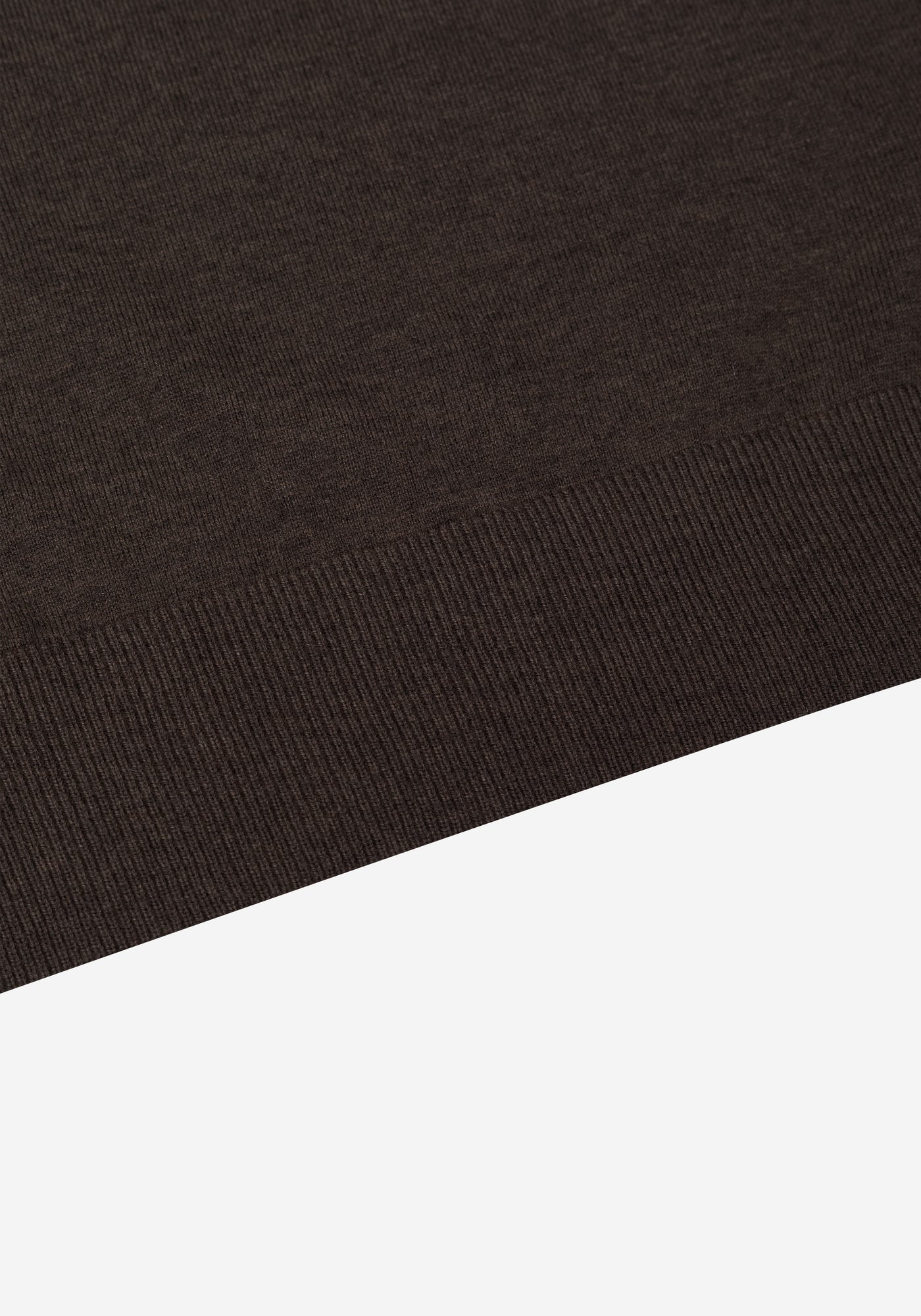 Clay Brown Merino Wool Blend Pullover