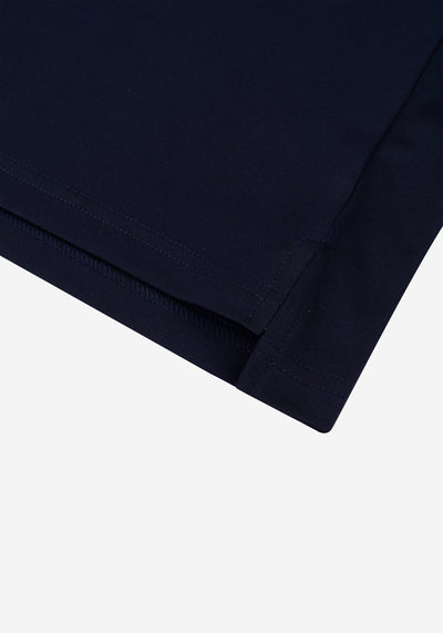 Harbor Navy Cotton Polo Shirt