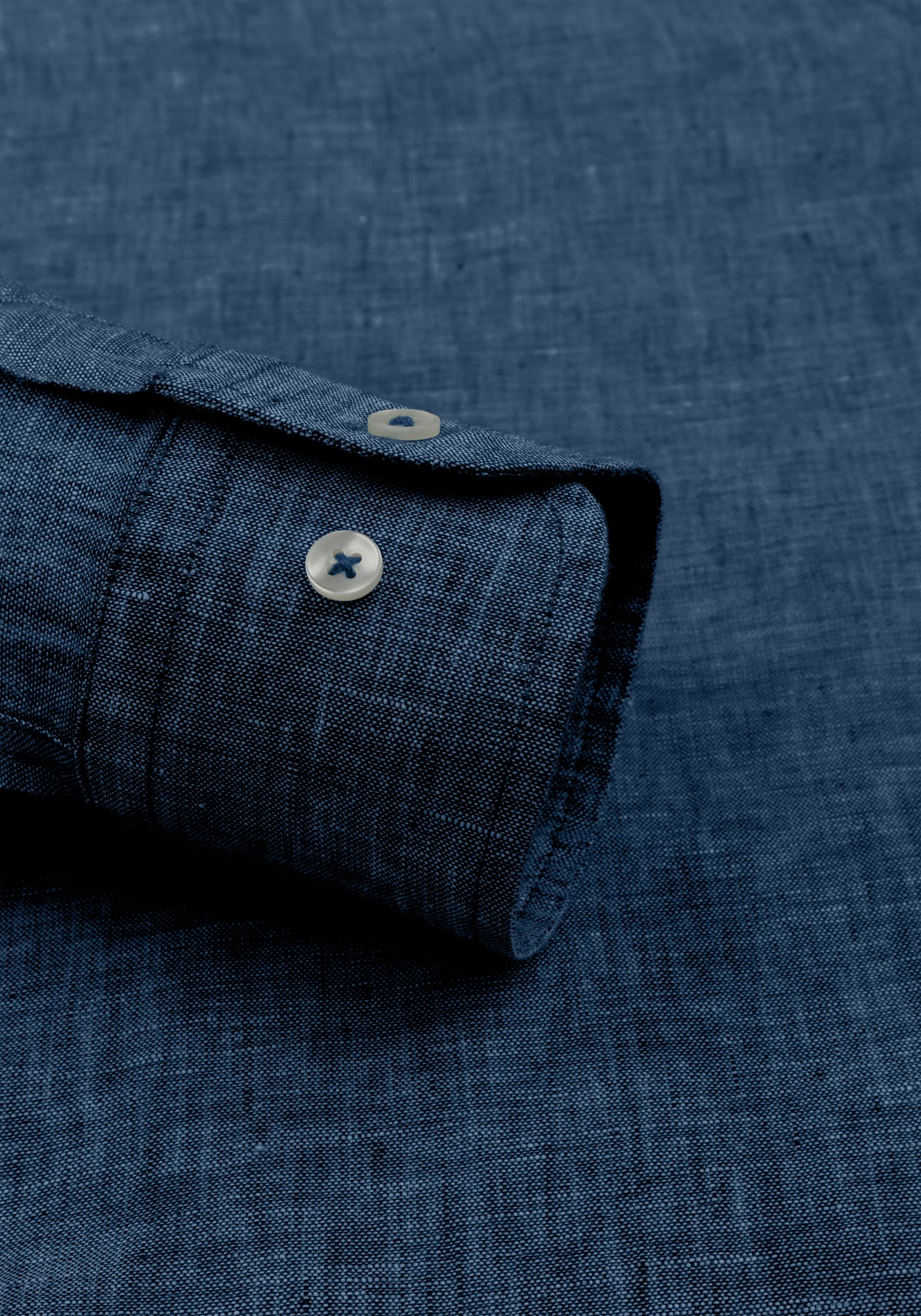 Ink Blue Belgian Linen Shirt