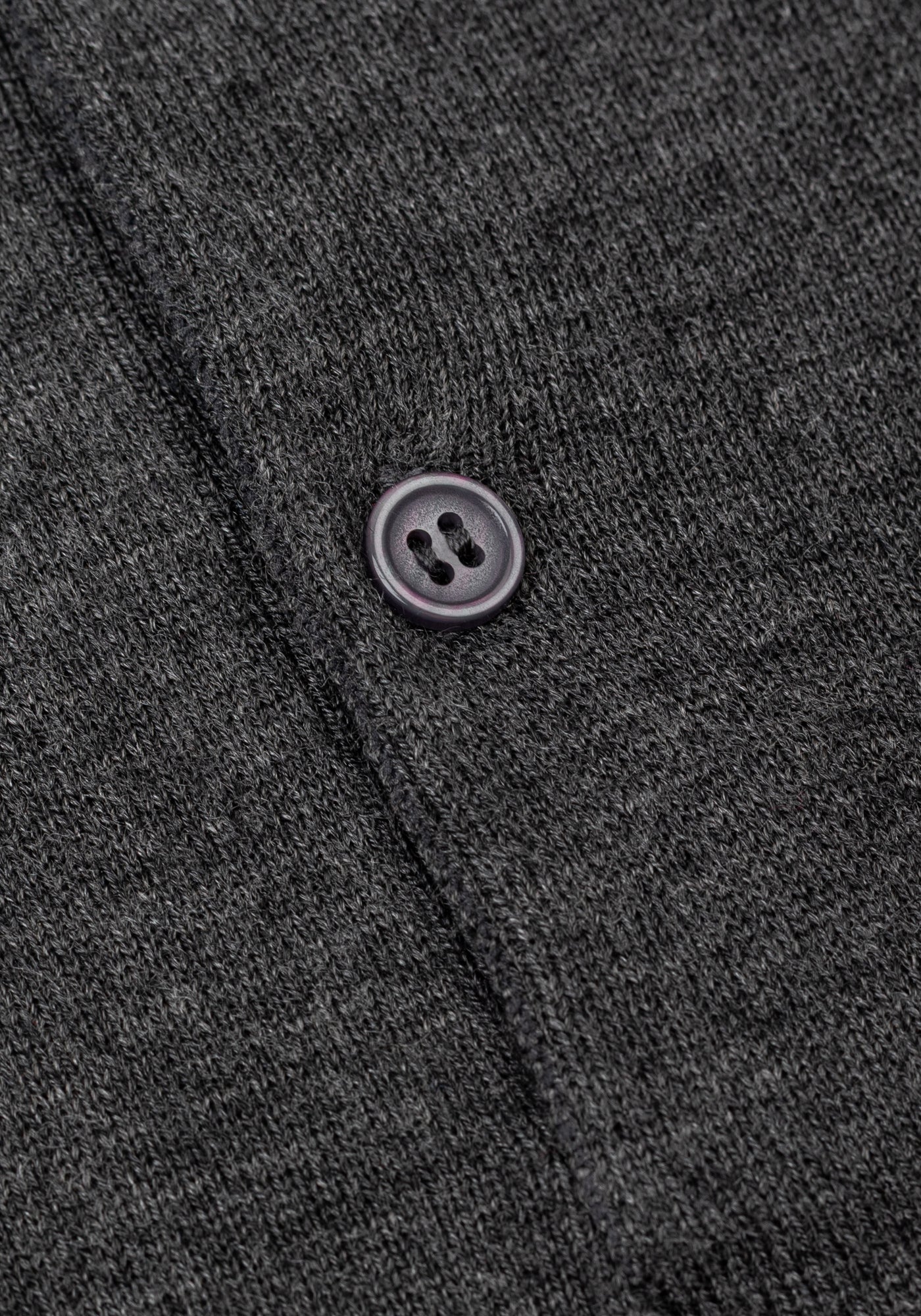 Coal Grey Merino Wool Blend Pullover