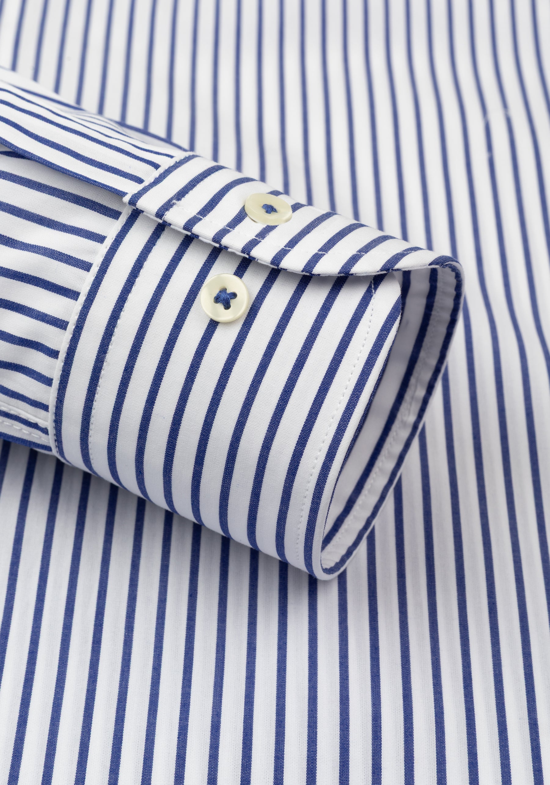 Imperial Blue Stripe Poplin Shirt