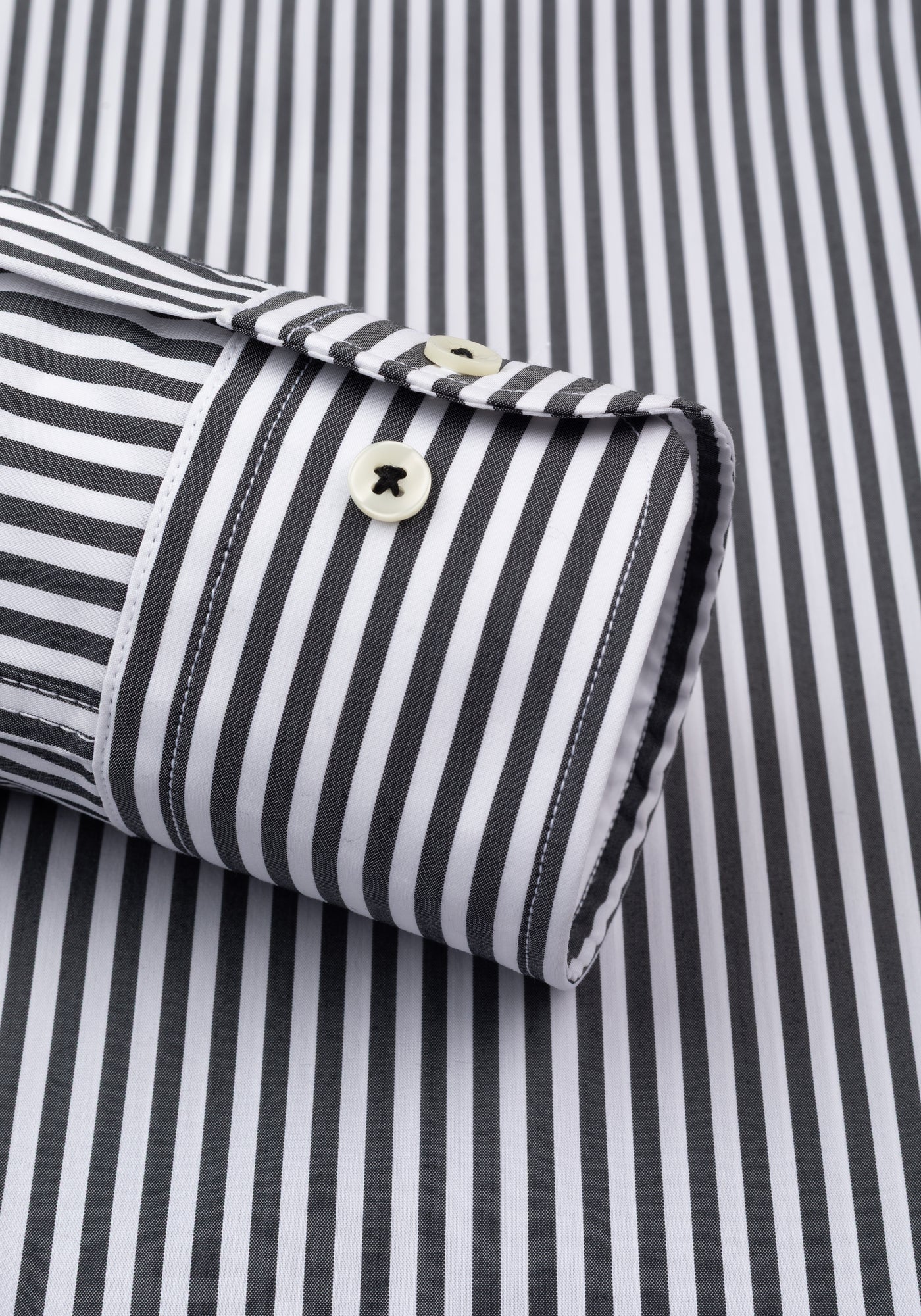 Charcoal Black Stripe Aero-Hybrid Shirt