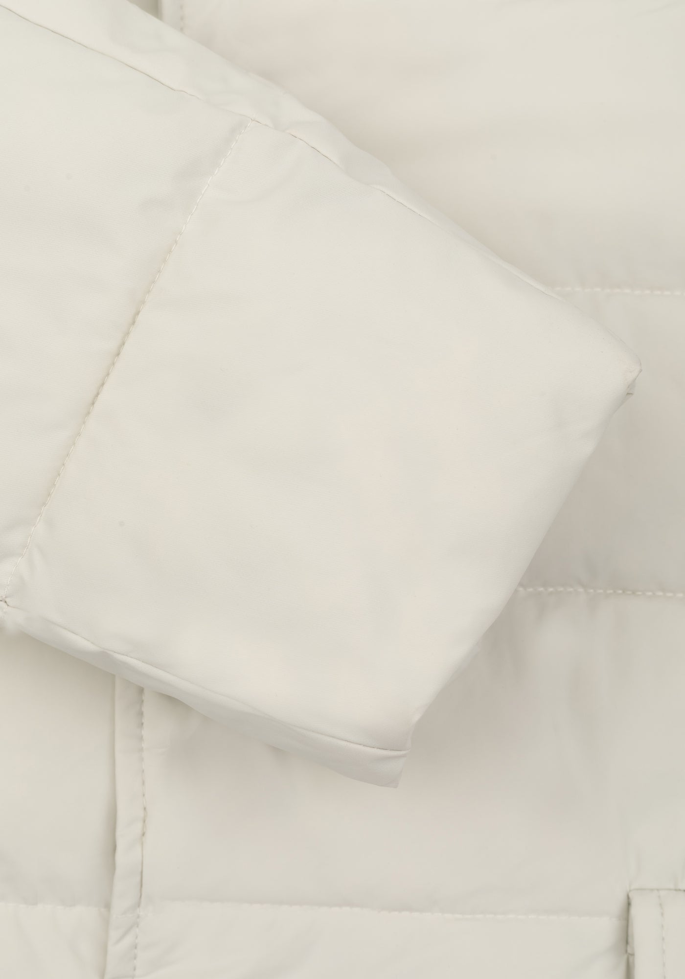 Fog White Padded Polyamide Jacket