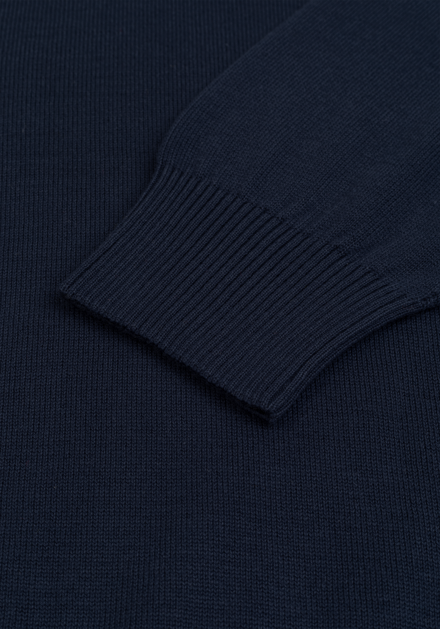 Galaxy Navy Zip Cotton Pullover