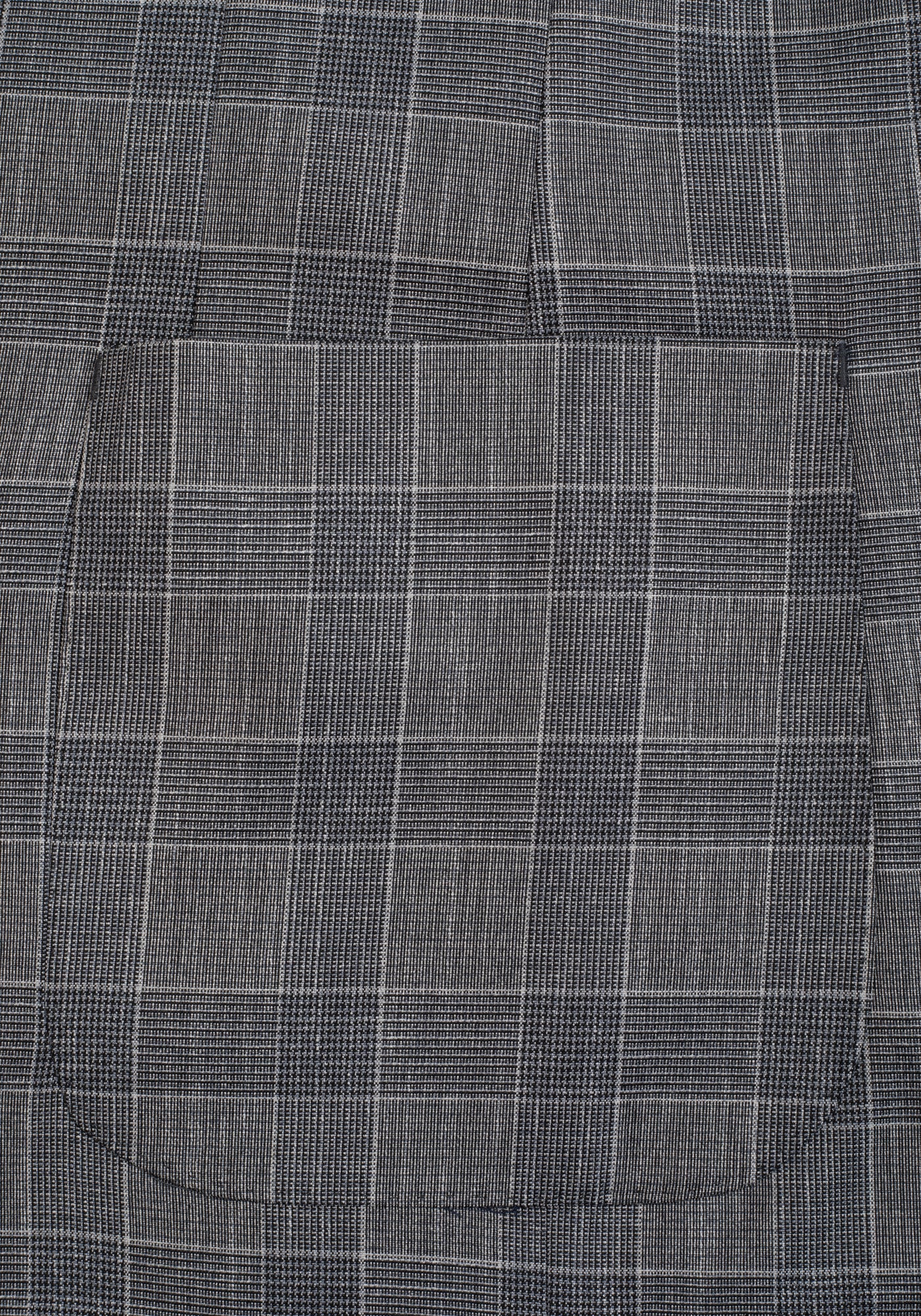 Contemporary Fit Smoke Grey Checked Blazer