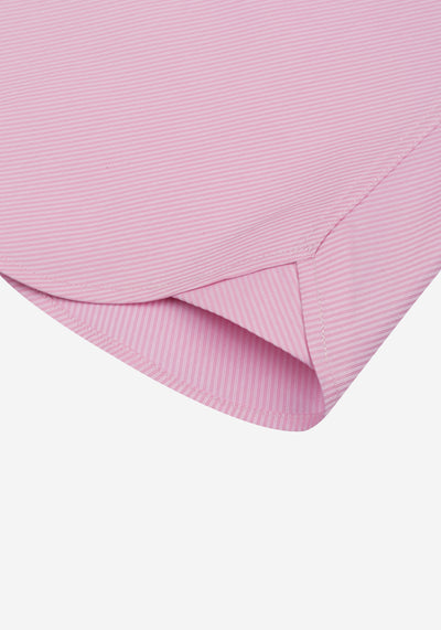 Bloom Pink Stripe Signature Twill Shirt