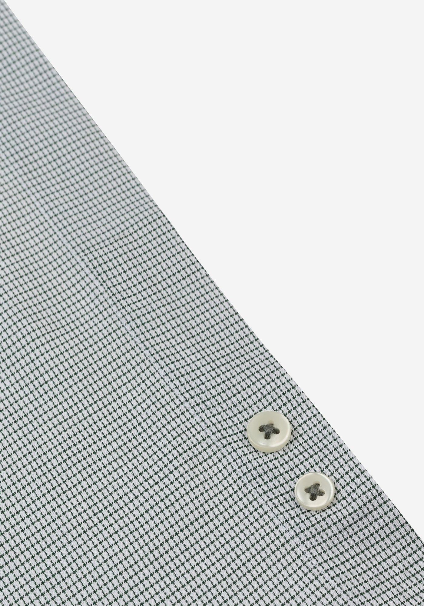 Celeste Green Checked Mini Houndstooth Shirt