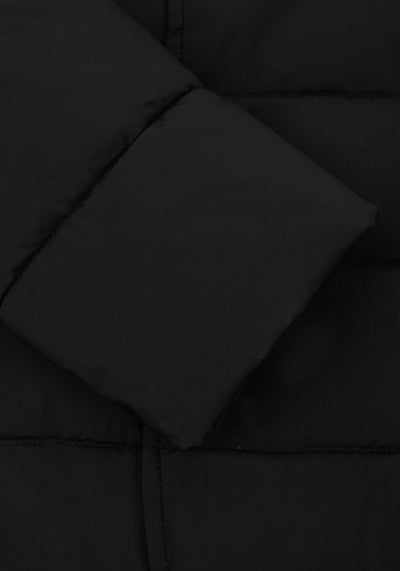 Flint Black Padded Polyamide Jacket