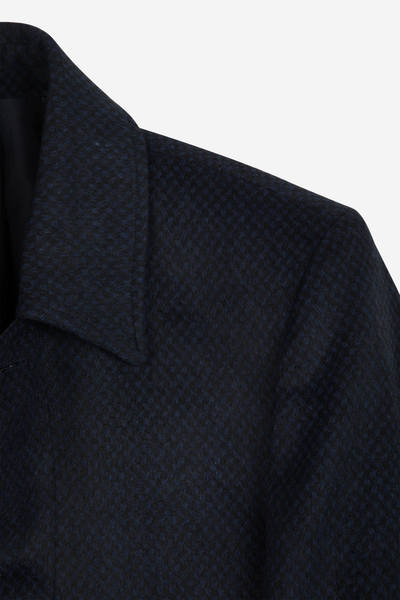 Deep Navy Poly Coat