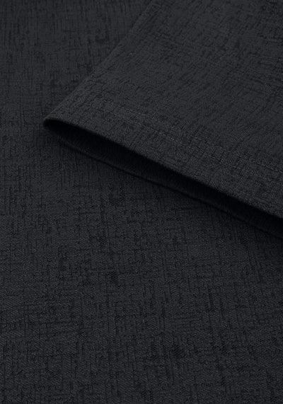 Evergreen Black Jacquard Polo Shirt