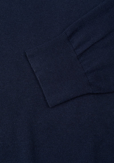 Ion Navy Merino Wool Blend Pullover