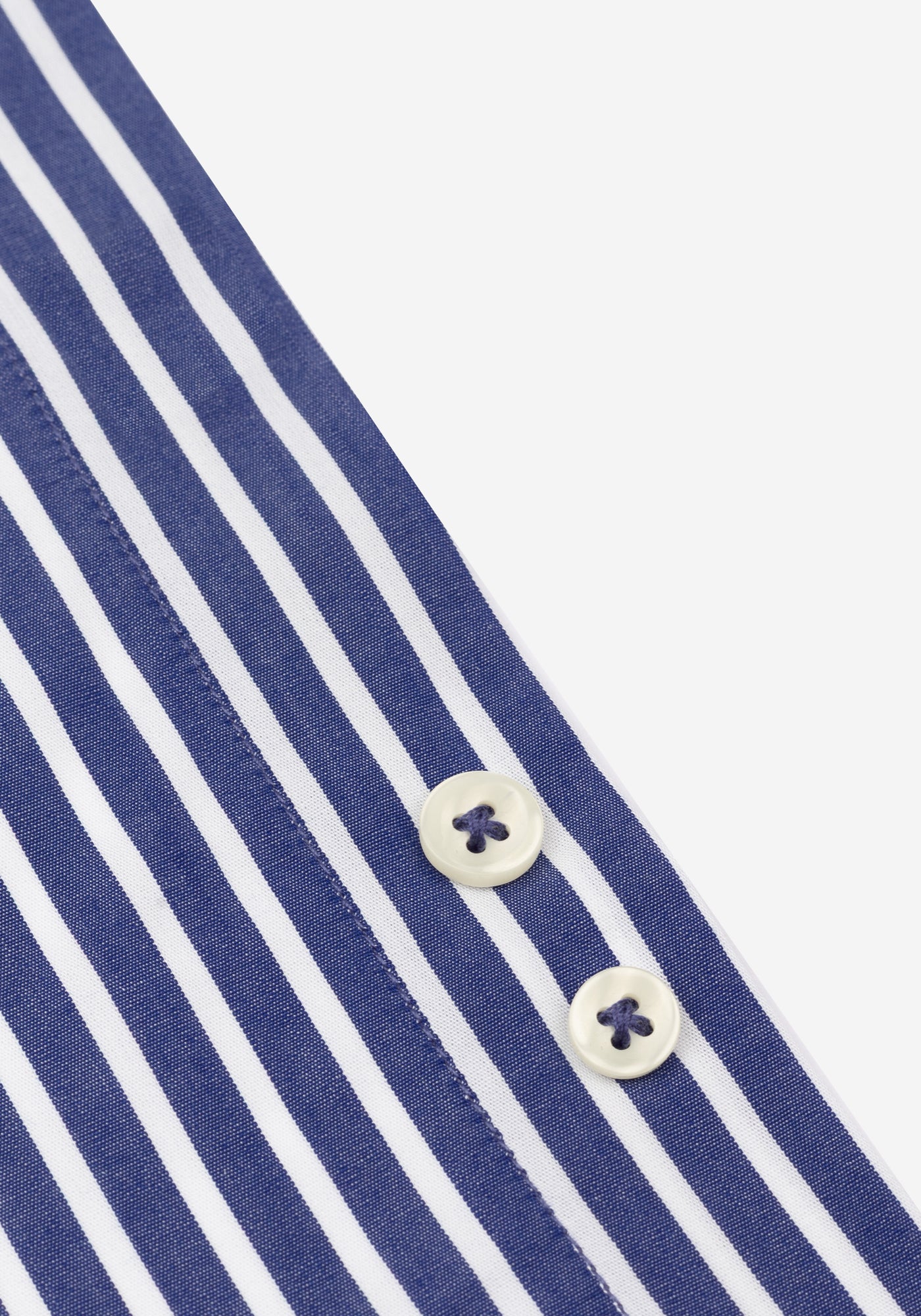 Shadow Navy Stripe Poplin Shirt