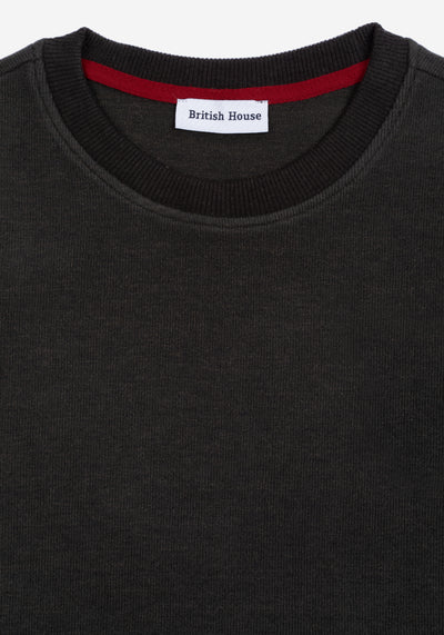 Burnt Brown Cotton Sweatshirt