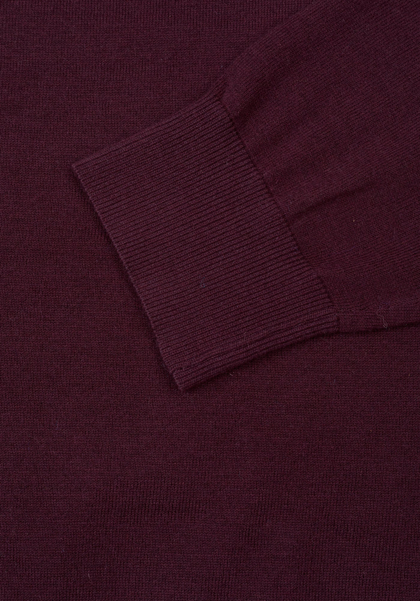 Claret Burgundy Merino Wool Blend Pullover