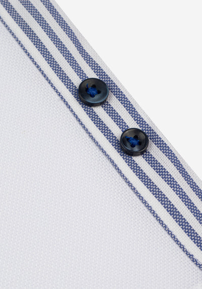 White Ink Blue Soft Oxford Shirt