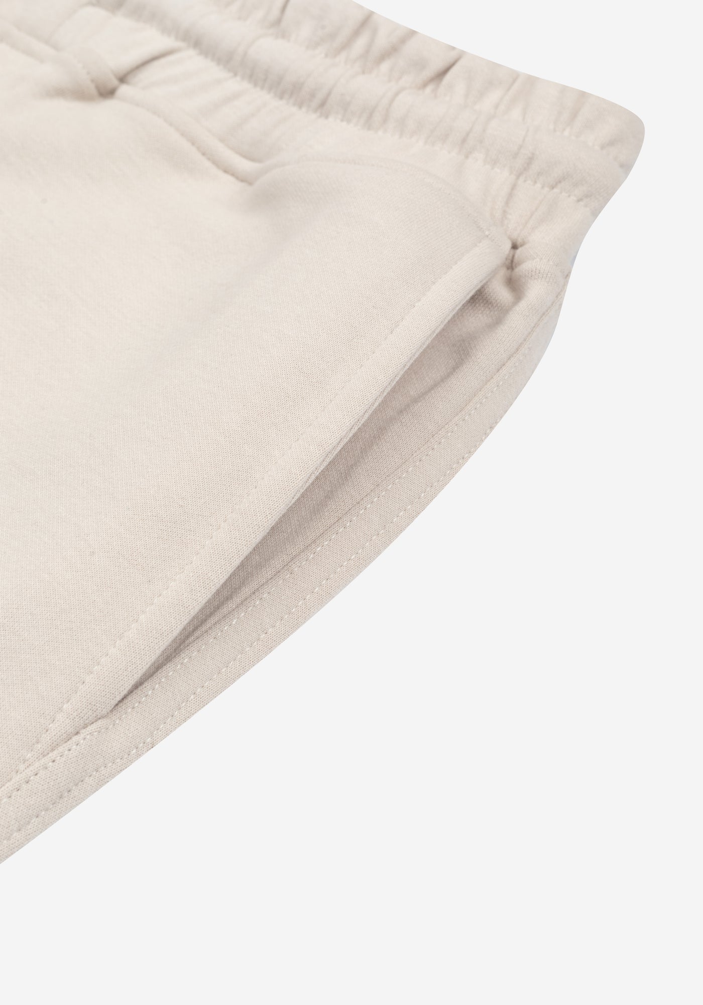 Ivory Beige Cotton Short