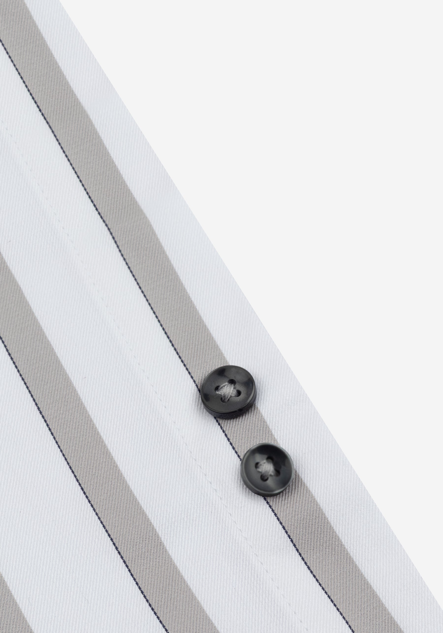 Lunar Grey Stripe Signature Twill Shirt