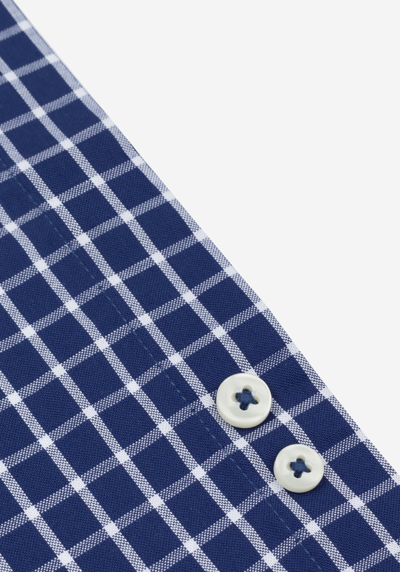 Windsor Navy Checked Poplin Shirt