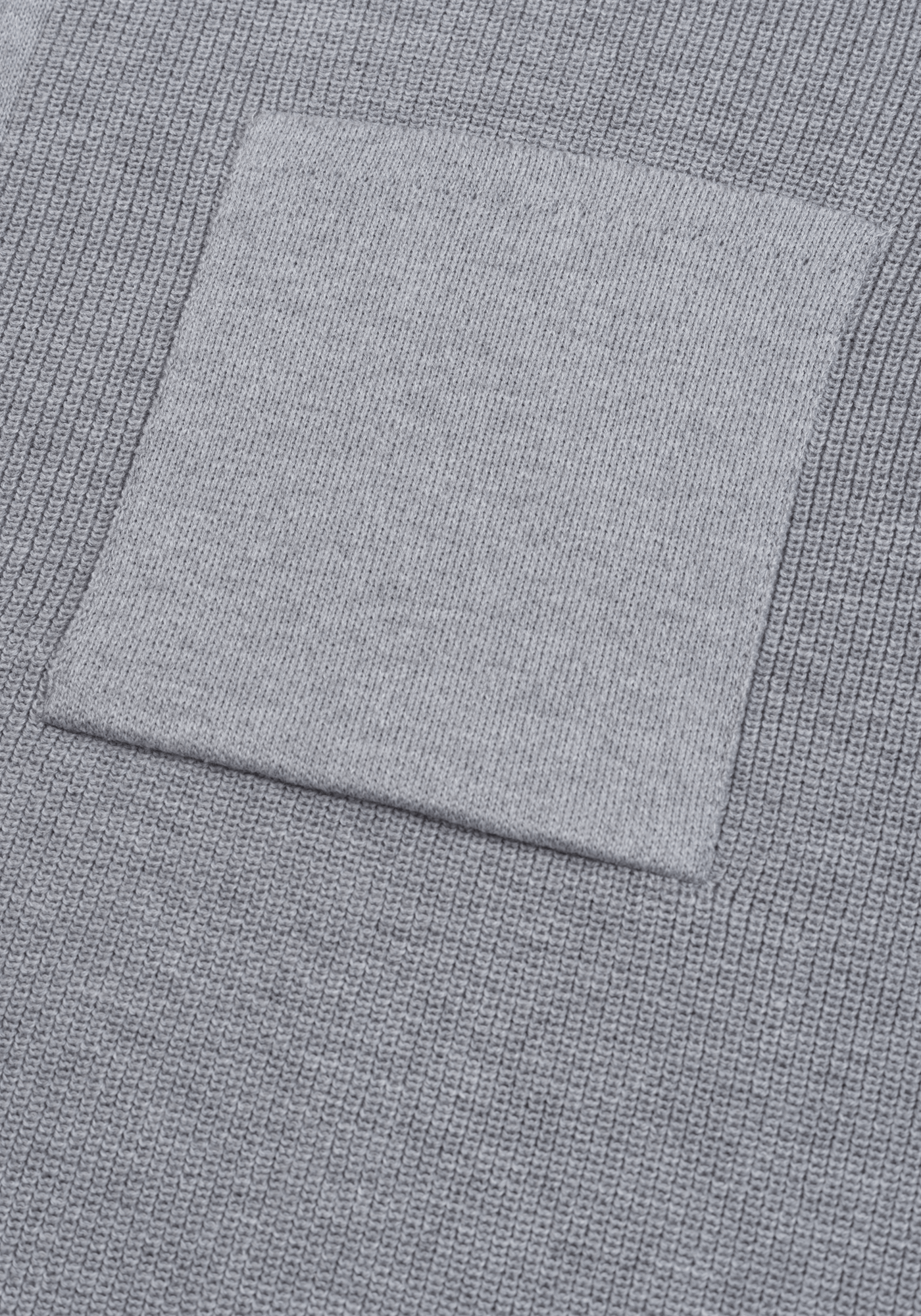 Mist Grey Heavy Knitted Cardigan