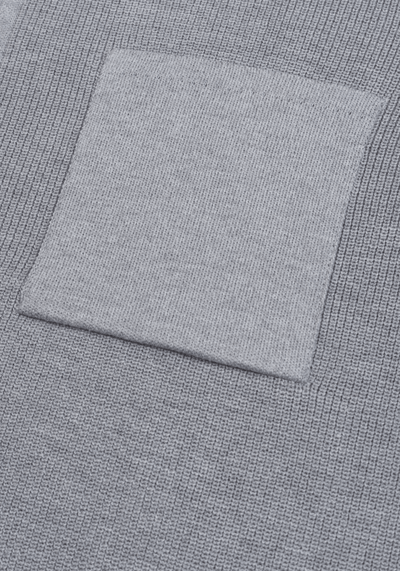 Mist Grey Heavy Knitted Cardigan