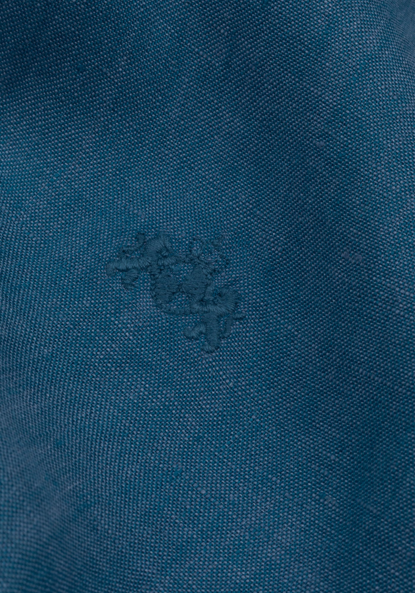 Ocean Teal Belgian Linen Shirt
