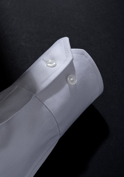 Supreme White Fine Twill Shirt