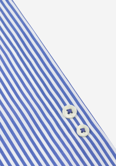 Sapphire Blue Stripe Aero-Hybrid Shirt