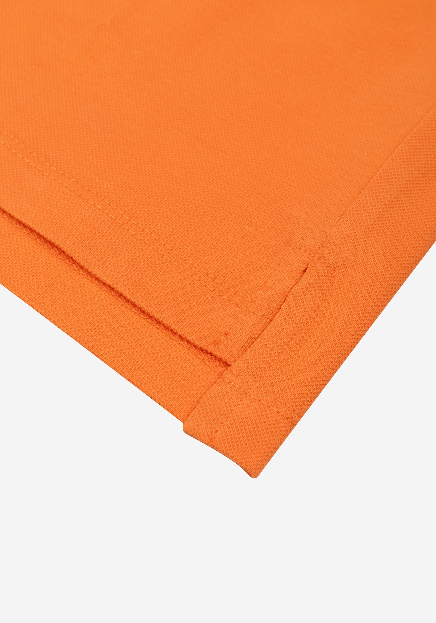 Metallic Orange Cotton Polo Shirt