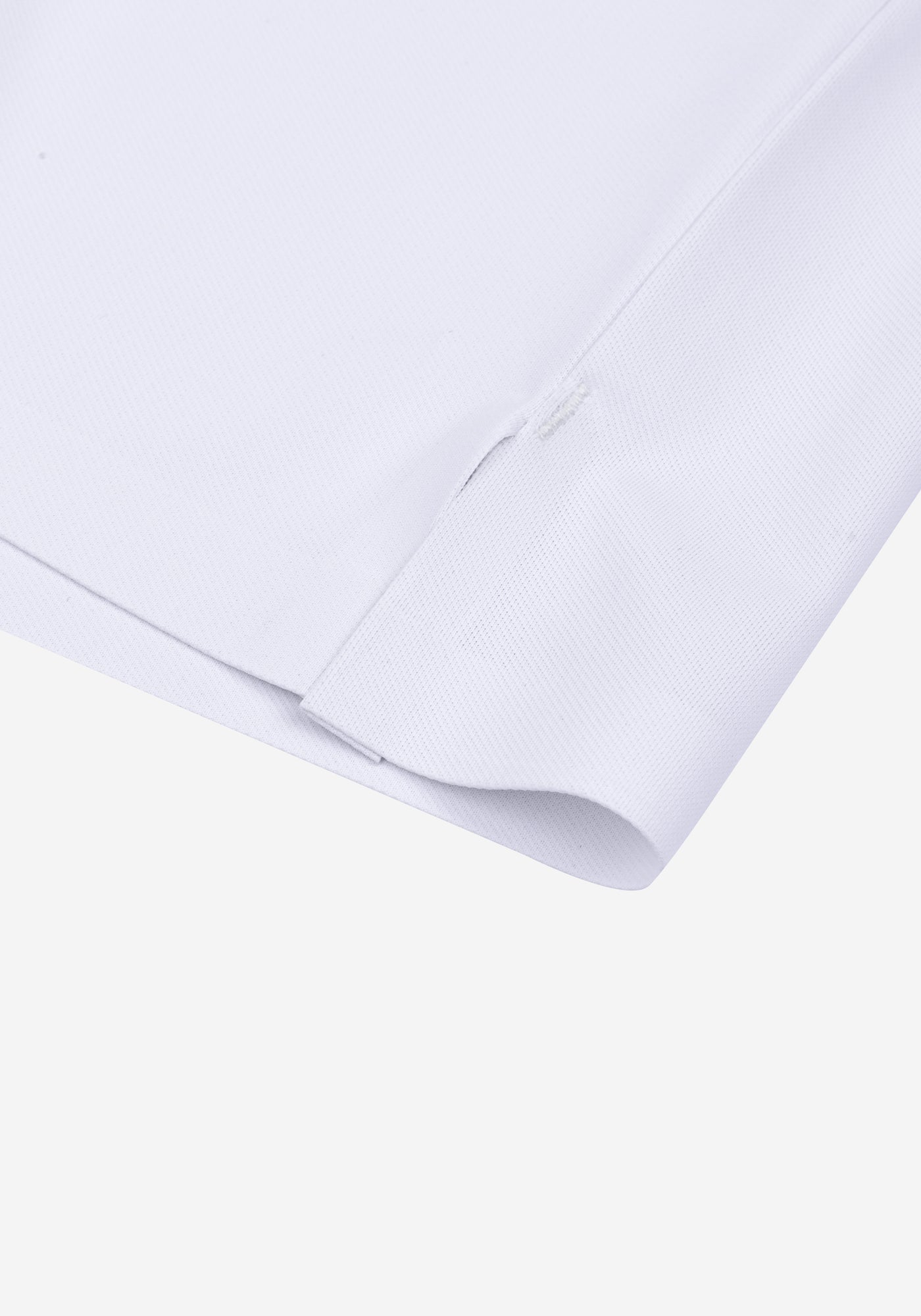Pure White Aero-Hybrid Polo Shirt