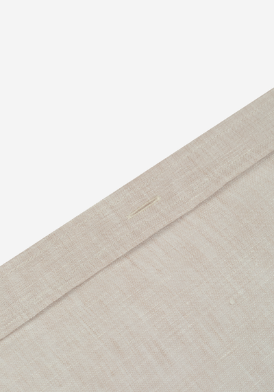 Palm Beige Belgian Linen Shirt