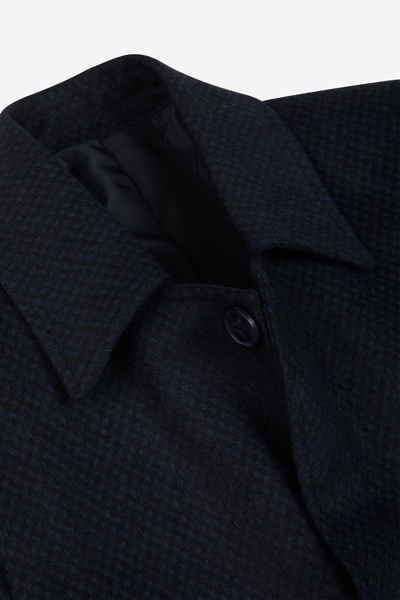 Deep Navy Poly Coat