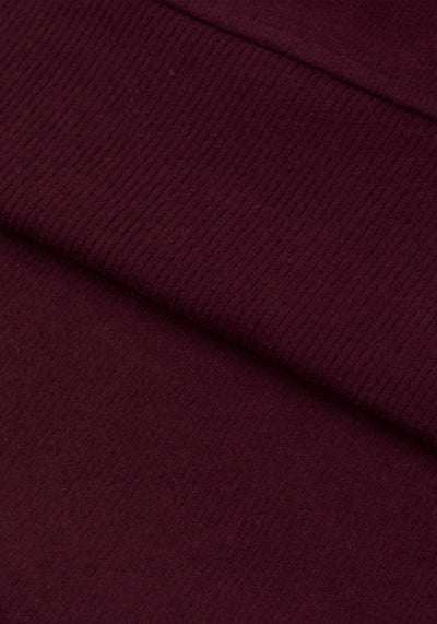 Burnt Maroon Cotton Sweatshirt