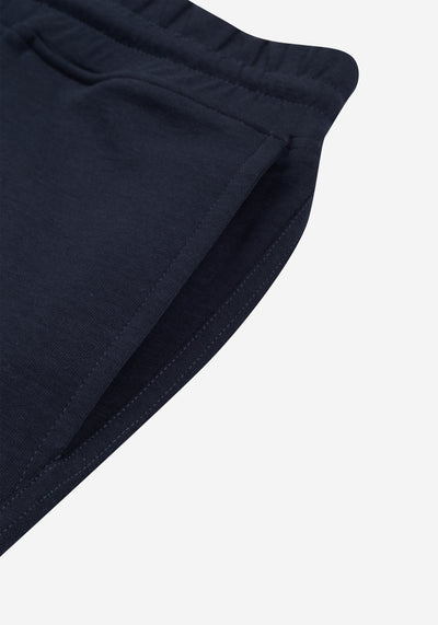 True Navy Cotton Short