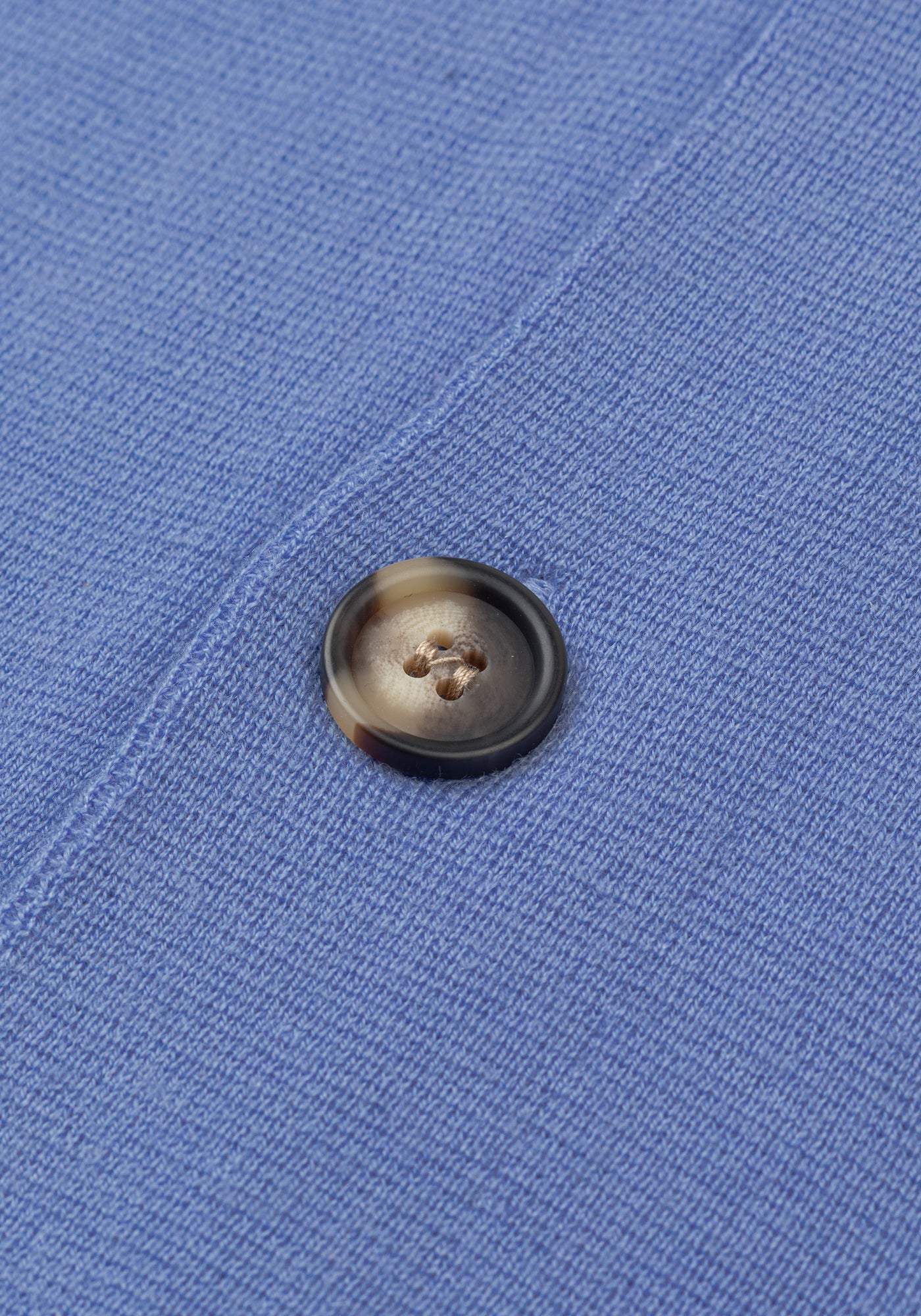 Powder Blue Merino Wool Blend Cardigan