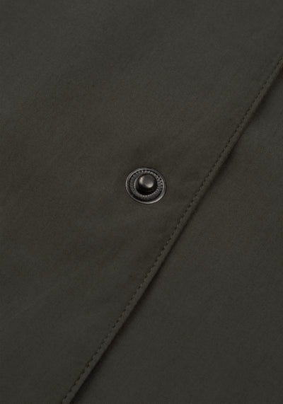 Shadow Olive Paper Touch Overshirt