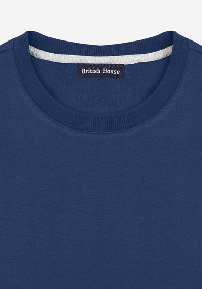 Twilight Navy Cotton Sweatshirt