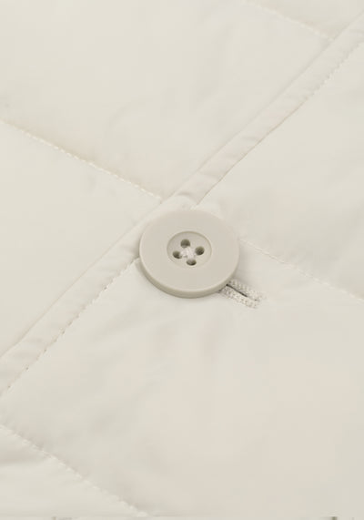 Fog White Padded Polyamide Jacket