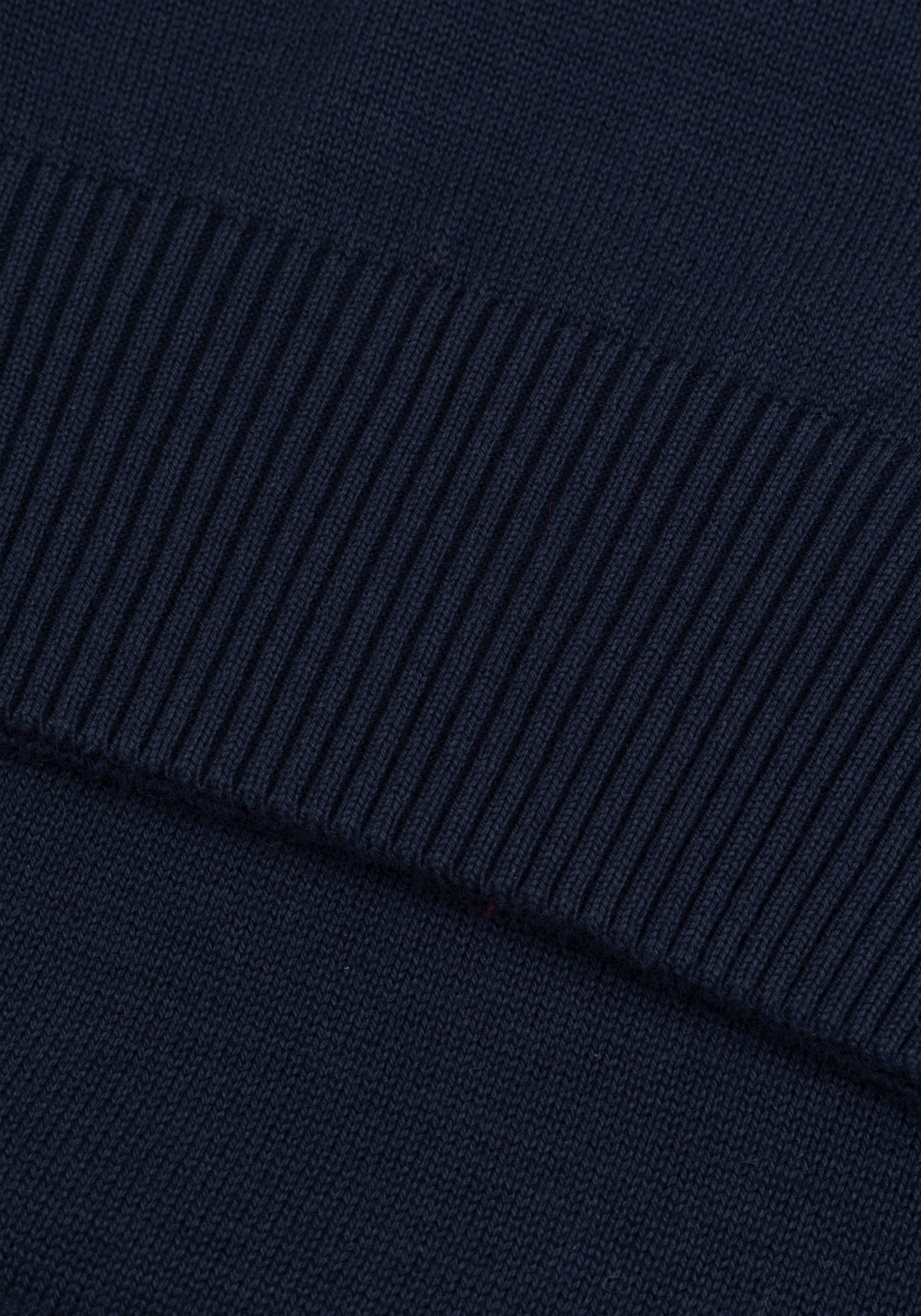 Galaxy Navy Zip Cotton Pullover