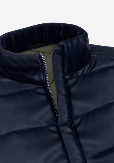 Steel Navy Vest